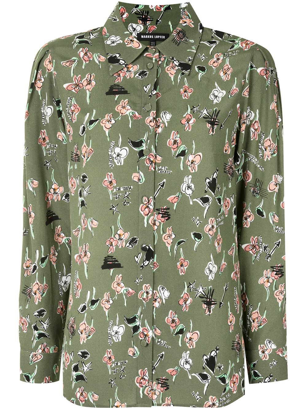 chemise à fleurs