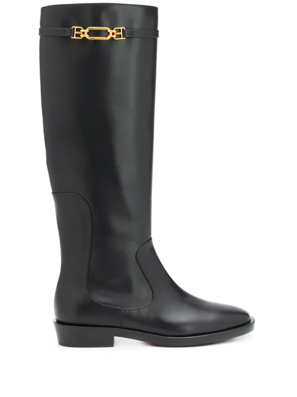patent long boots