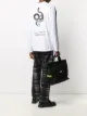 Image 2 of Qasimi rear logo print sweater