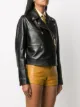 Versace leather biker jacket