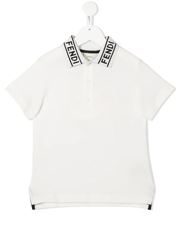 fendi white polo shirt