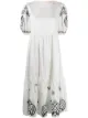 Imagen 1 de Tory Burch vestido con bordado de cachemira