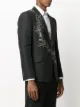 Alexander McQueen printed single-breasted blazer