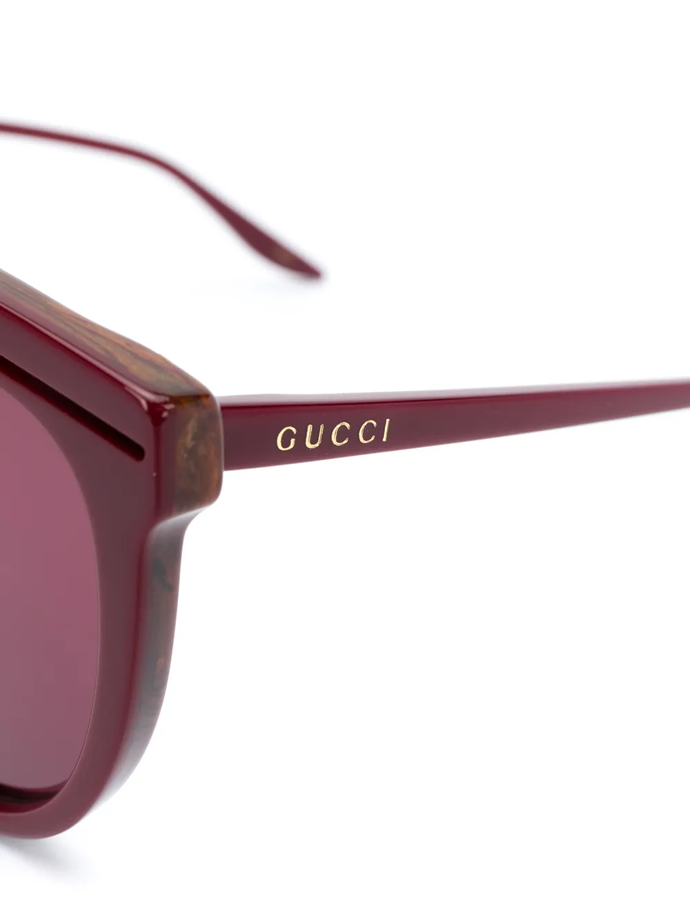 фото Gucci eyewear солнцезащитные очки в круглой оправе