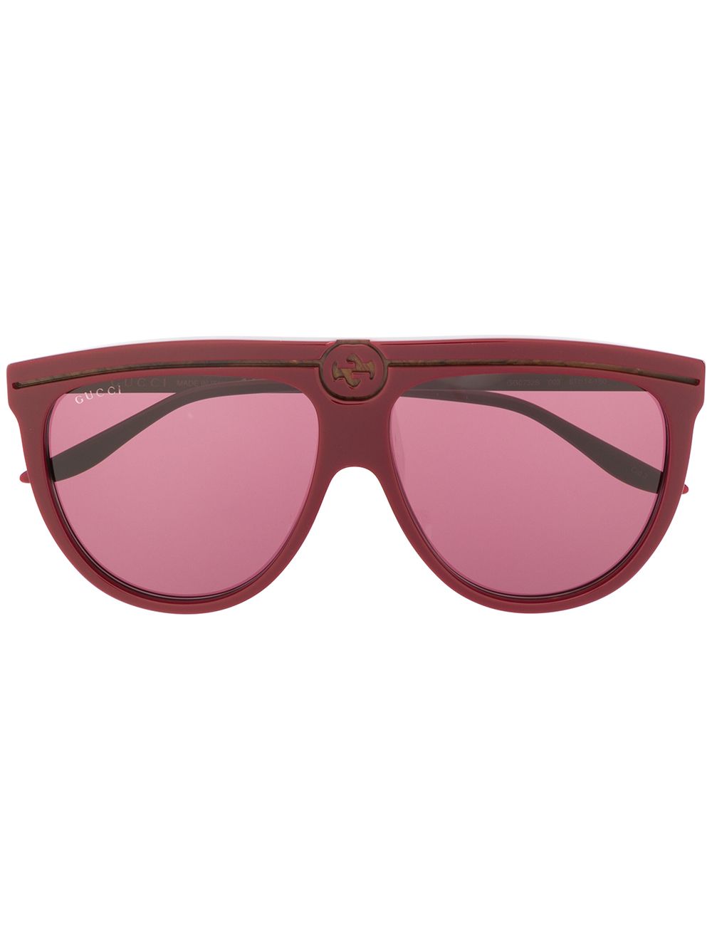 фото Gucci eyewear солнцезащитные очки в круглой оправе