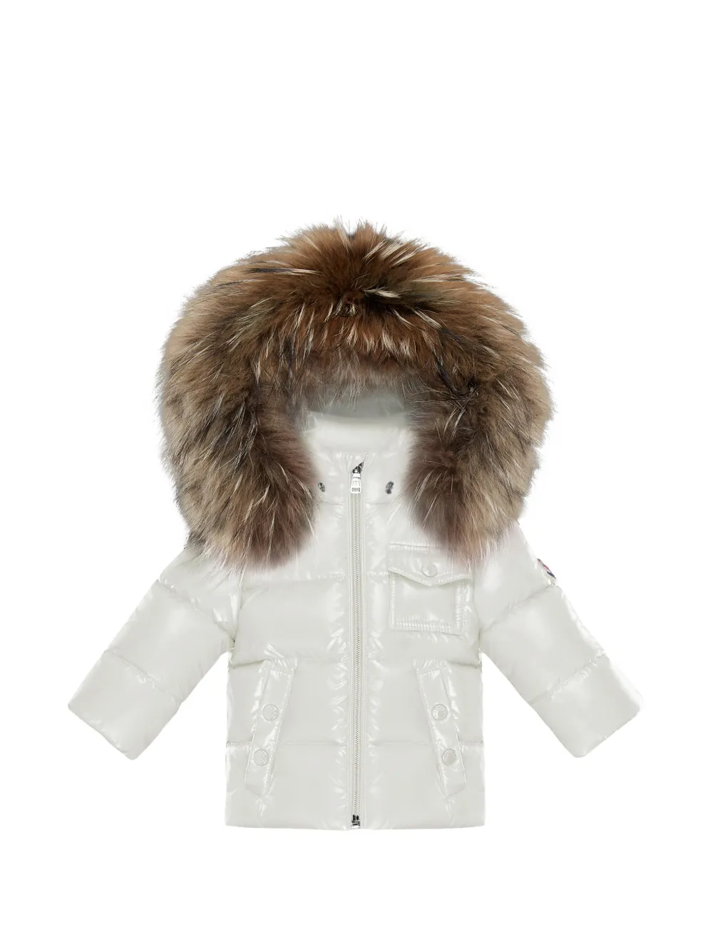 Moncler Enfant doudoune zippée - Blanc