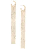 Rabanne polished finish earrings - Gold