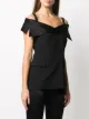 Alberta Ferretti off-shoulder blazer