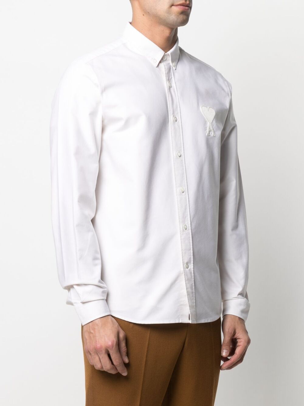 AMI Paris Ami De Coeur button-down Shirt - Farfetch