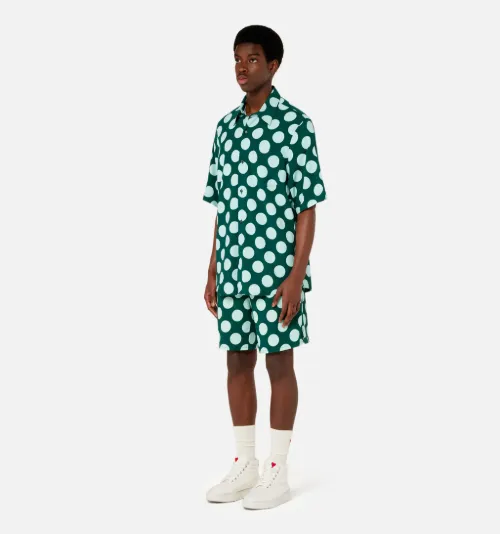 Polka Dot Short Sleeve Shirt - AMI 