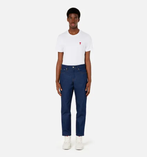 tapered leg jeans