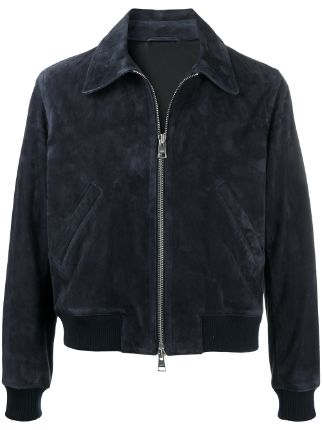 AMI Paris zip-up Leather Jacket - Farfetch