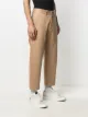 AMI Paris Pantaloni dritti crop