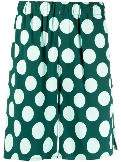 AMI Paris polka dot Bermuda shorts