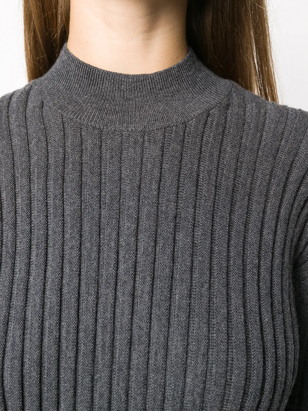 Kenzo Geribbelde sweaterjurk Grijs
