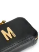 Moschino M logo belt bag with chain detachable strap
