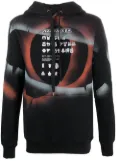 Mauna Kea graphic-print long-sleeved hoodie - Black
