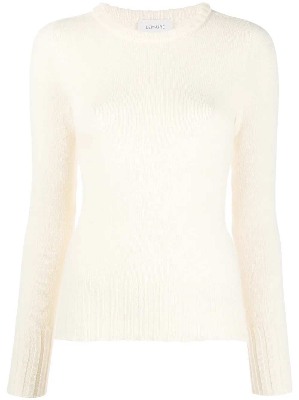 Lemaire приталенный джемпер с круглым вырезом