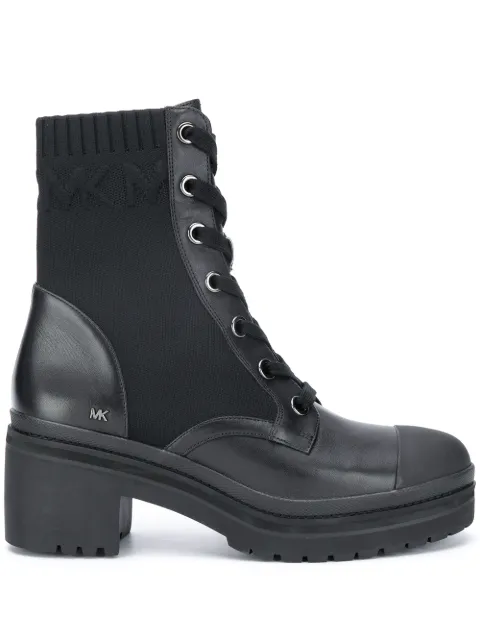 Michael Michael Kors knitted-panel ankle boots