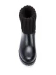 Moncler ribbed knit detail booties
