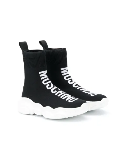 Kids moschino sock trainers