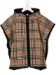 Image 1 of Burberry Kids vintage check hooded cape