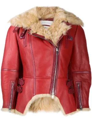 Fårskinnsjackor från Alexander McQueen Dam Farfetch Rea på Jackor från Alexander McQueen Dam Farfetch