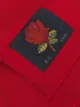 Kent & Curwen rose patch scarf