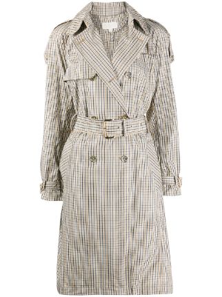 michael kors long trench coat