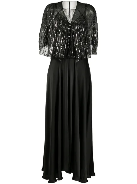 Rabanne sequin-detail gown