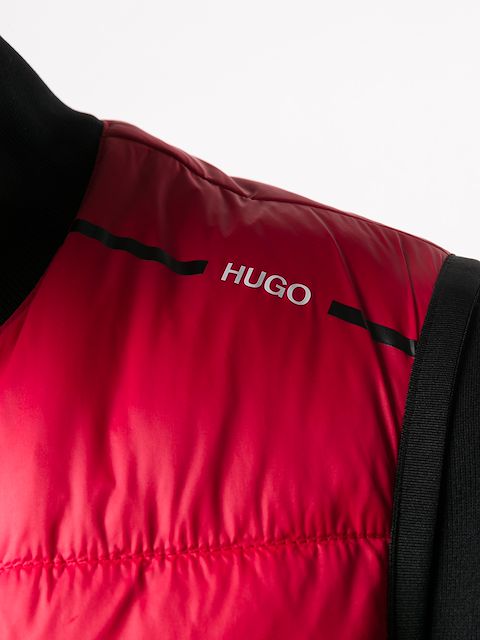 red hugo boss gilet