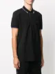 BOSS contrast trim polo shirt