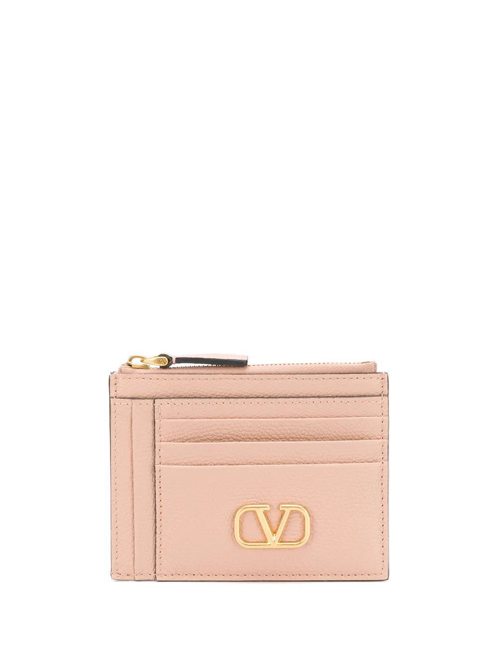 Click to view more detailed imagery on our partner's website Valentino Garavani Vlogo Signature Zip Cardholder In Pink