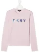Image 1 of Dkny Kids TEEN logo-print cotton T-shirt