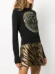 Versace Jeans Couture logo embroidered jumper