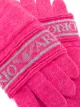 Emporio Armani logo print knit gloves