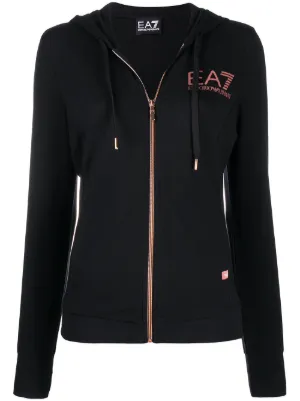 ea7 zip up hoodie