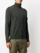 Stone Island logo patch roll-neck jumper