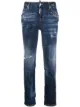 Bild 1 von Dsquared2 Schmale Distressed-Jeans