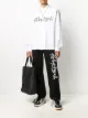 Image 2 of Palm Angels logo print straight-leg trousers