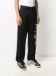 Palm Angels logo print straight-leg trousers