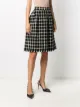 Valentino houndstooth check skirt