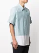 AMI Paris two-tone shortsleeve shirt