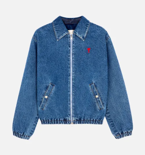 Ami de Coeur Denim Jacket - AMI Paris 