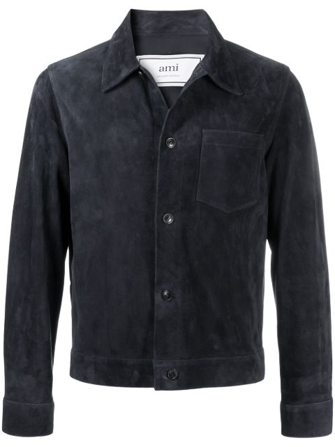 ami suede overshirt