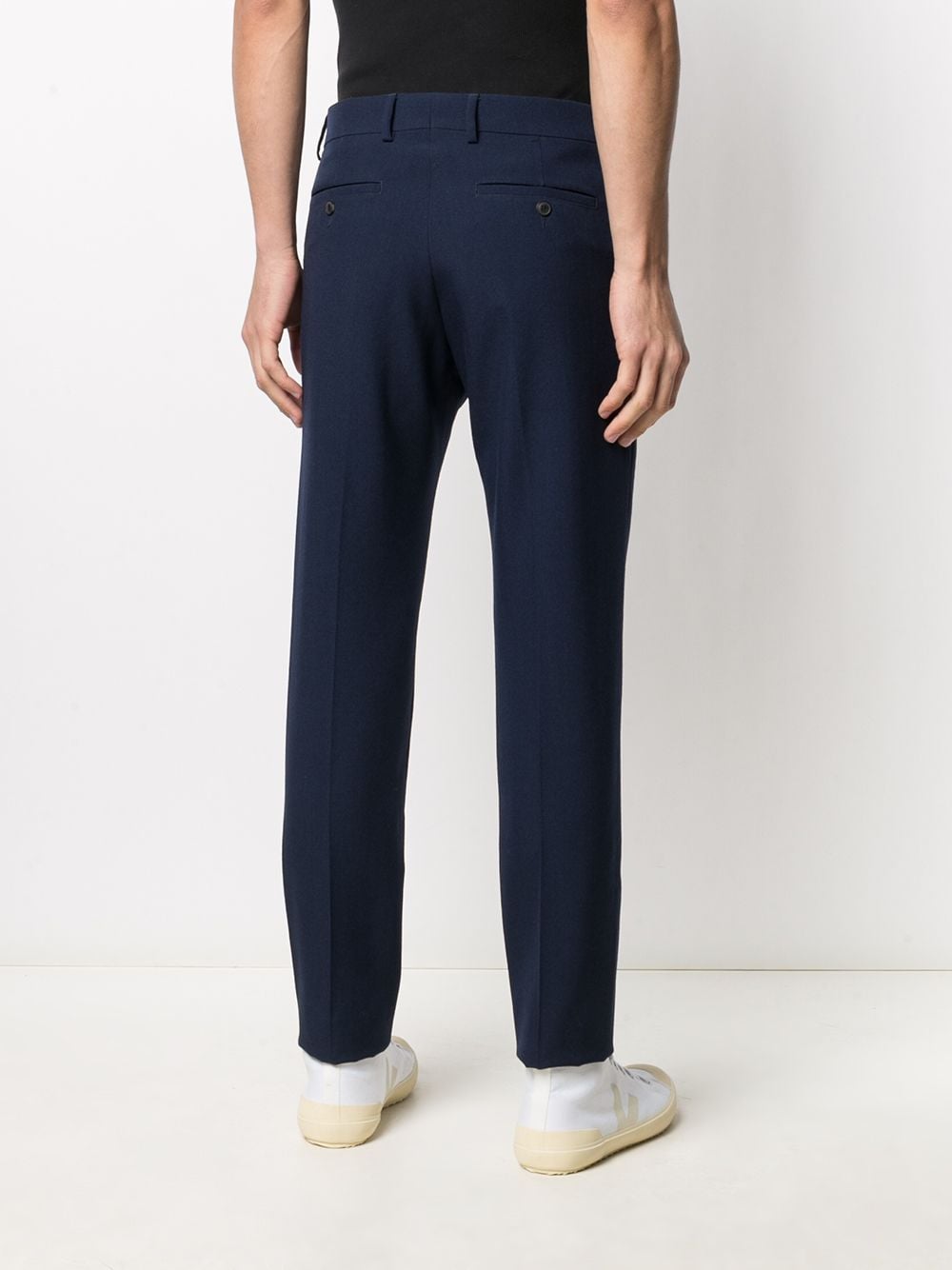 AMI Paris slim-fit Tailored Trousers - Farfetch
