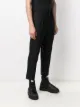 AMI Paris elasticated waist cropped fit trousers
