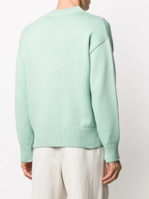 Shop AMI Paris Ami de Coeur intarsia 