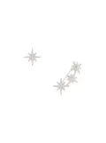 APM Monaco Météorites small mismatch stud earrings - Silver
