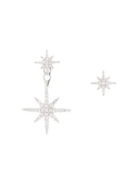 APM Monaco boucles d'oreilles asymétrique en argent
